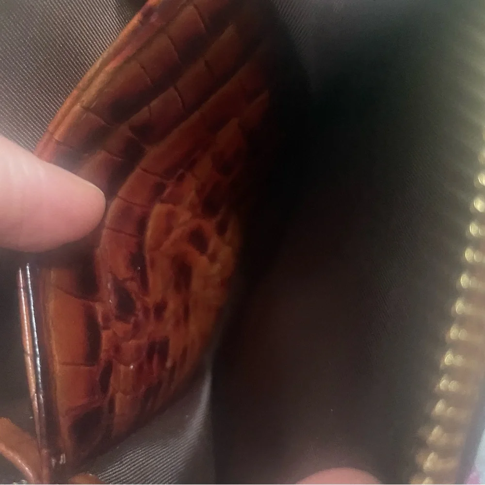 Brahmin Pecan Melbourne Wallet Coin Purse 👛 - Picture 9 of 12